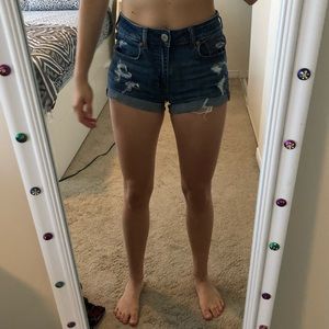 American Eagle Hi-Rise Shortie Super Stretch Short